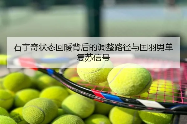 石宇奇状态回暖背后的调整路径与国羽男单复苏信号